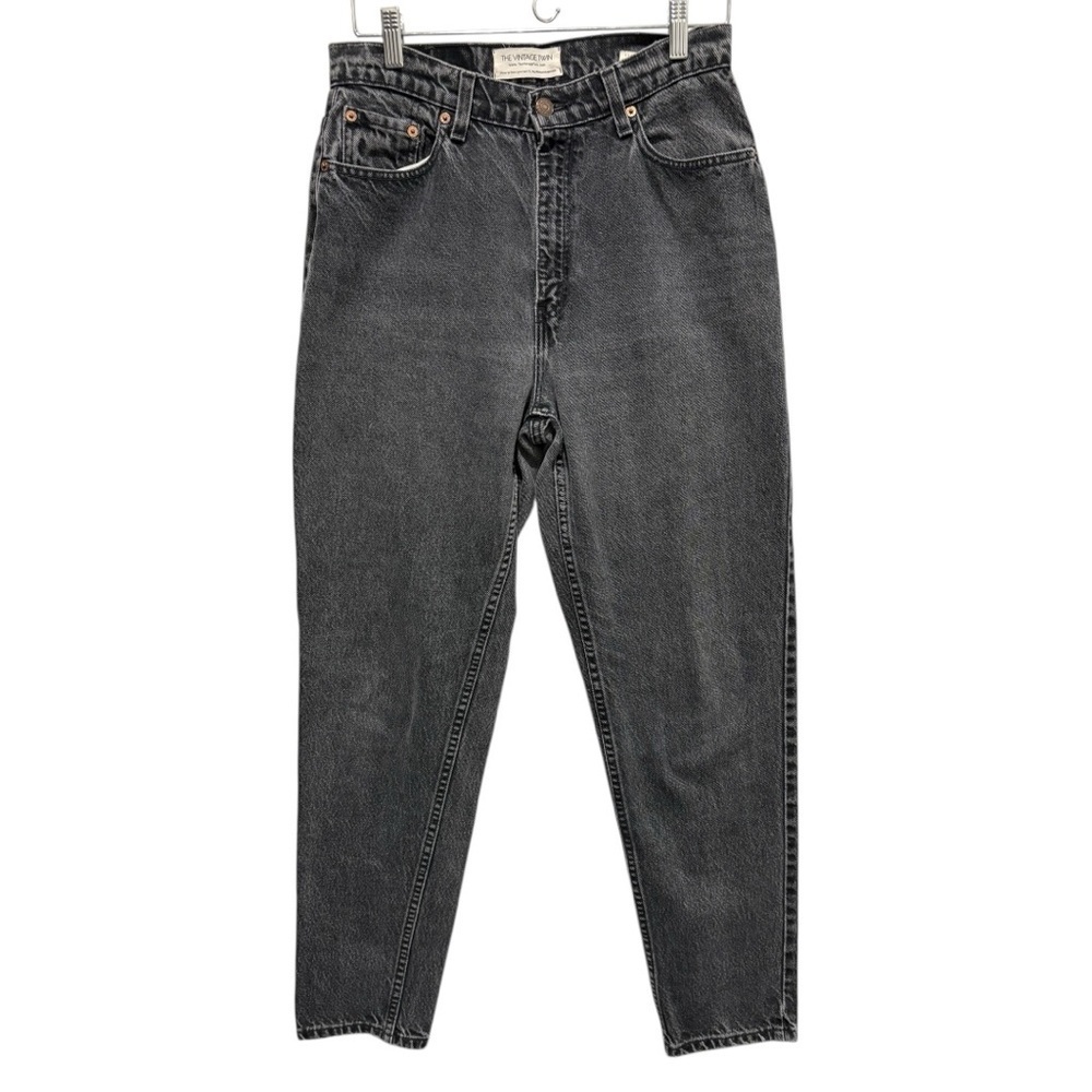 The Vintage Twin Vintage Levi's 16521-0260 90s High Waist Jeans Black Size 28